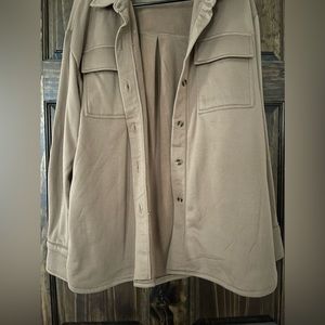 Tan Soft Shacket Style